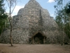 Joli temple circulaire du site de Coba