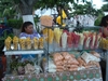 Fruits frais sur Plage de Playa del Carmen