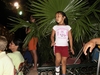 Petite fille mexicaine lors d'une soirée folklorique sur la place de Mérida