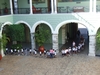 Visite scolaire du palais du gouverneur a Mérida