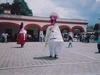 Animation sur le zocalo à l'occasion de la feria