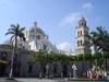 Plaza de los Portales, le zocalo de la ville.